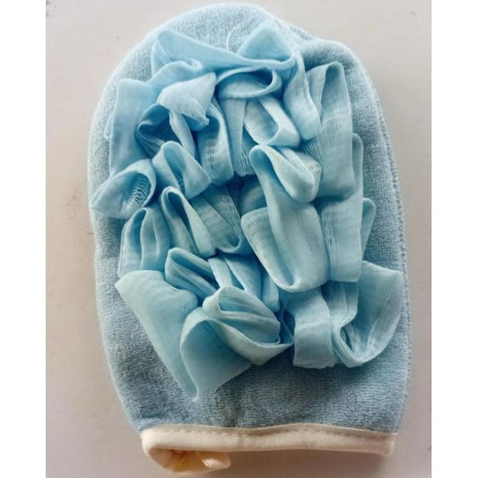 2 in 1 Double Sided Bathing Glove Shower Bath Exfoliating Glove Bathing Sponge