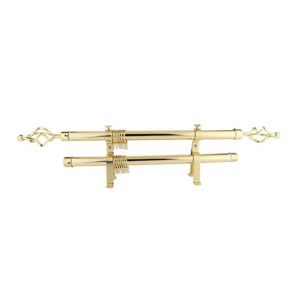 Premium Adjustable Silver Curtain Rods – Single & Double Options, Available in 2m, 3m & 4m Lengths
