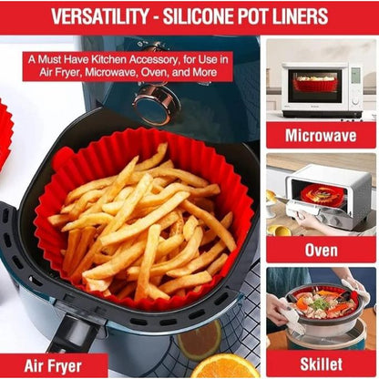 Durable Reusable Silicone Airfryer Liners – Airfryer Basket & Oven Accessories