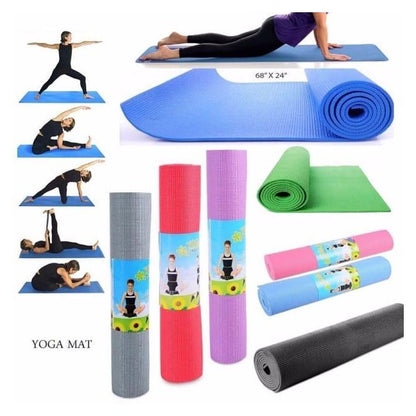 Exercise Yoga Mat – 4mm Thick Non-Slip Fitness Mat