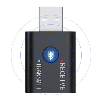 USB Bluetooth 5.0 Transmitter Receiver AUX for PC & TV