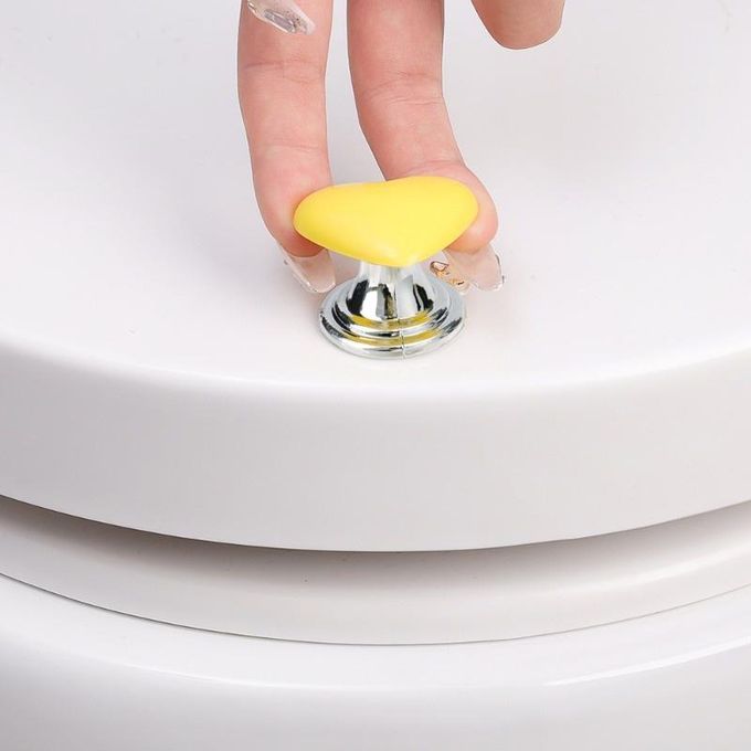 Funny Broken Heart-Shaped Toilet Tank Button