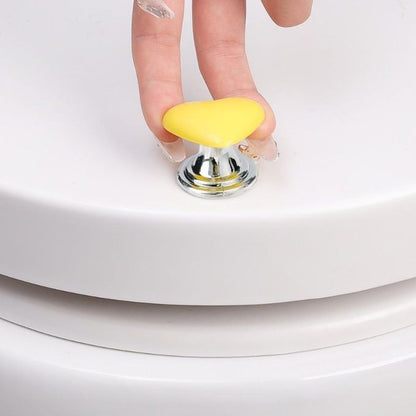 Funny Broken Heart-Shaped Toilet Tank Button