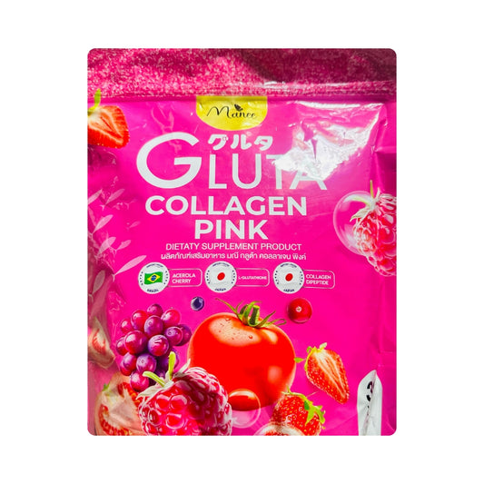 Manee Gluta Collagen Pink skin-brightening and anti-aging supplement
