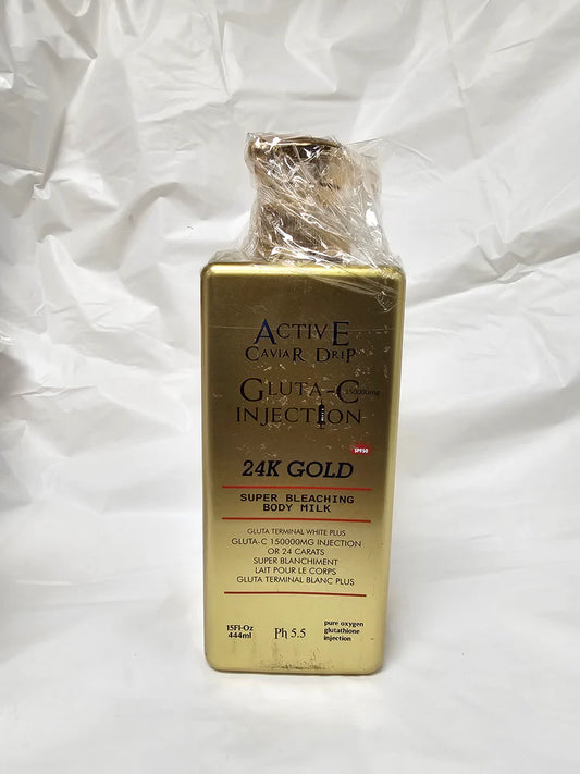 Active Caviar Drip Gluta-C Injection 24K Gold Super Bleaching Body Milk