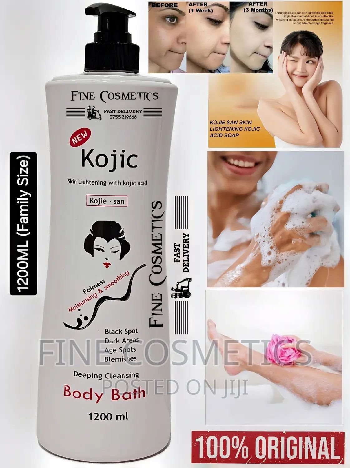Kojic Vitamin C Body Bath-1200ml