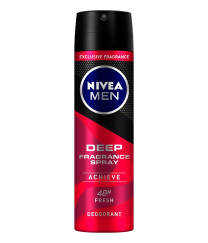 NIVEA Men Deep Fragrance Spray Achieve 150ML