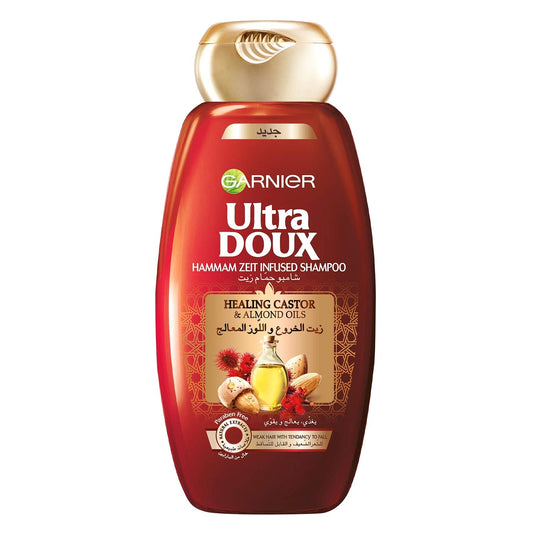 Garnier Ultra Doux Healing Castor & Almond Oils Hammam Zeit Shampoo – 400 ml