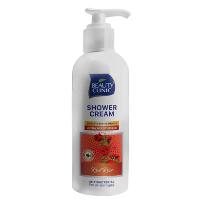Beauty Clinic Ultra Moisturizer Antibacterial Red Rose Shower Cream – 500ml