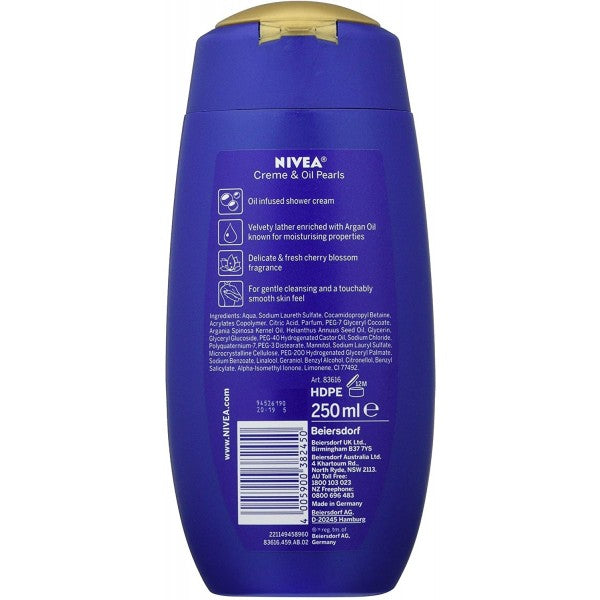 NIVEA Cherry Blossom Oil Pearls Shower Cream – 250ml