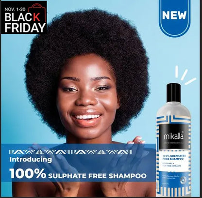 Mikalla Charcoal Detox Shampoo – 500ml