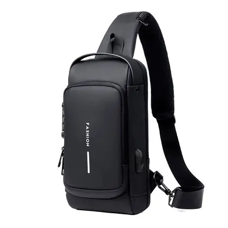 Fashion Anti-Theft Lock Sling Chest Bag