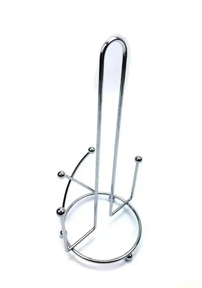 Standing Metallic Kitchen Tissue Paper Holder Roll