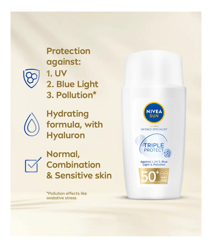 NIVEA Sun UV Face Specialist Triple Protect SPF 50+