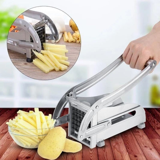 Stainless steel potato chipper