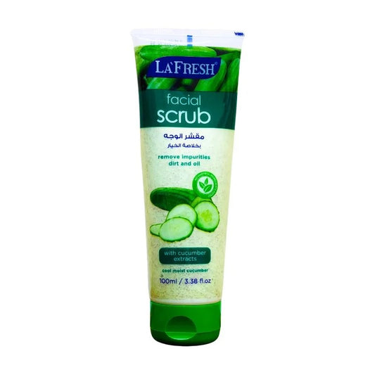 La Fresh Facial Scrub with Cucumber Extracts (100ml)