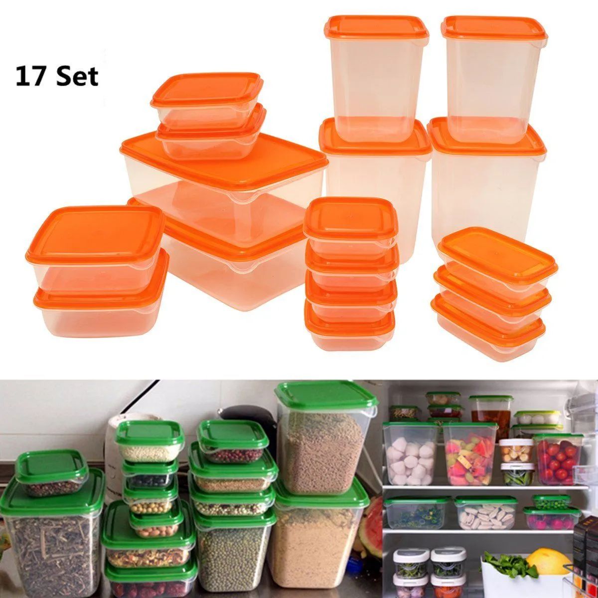 17pc crisper set
