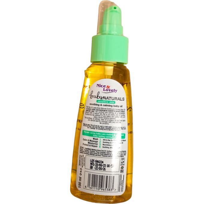 Nice & Lovely Baby Natural Sensitive Soothing & Calming Oil
