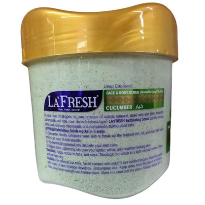 La Fresh Cucumber Face and Body Scrub