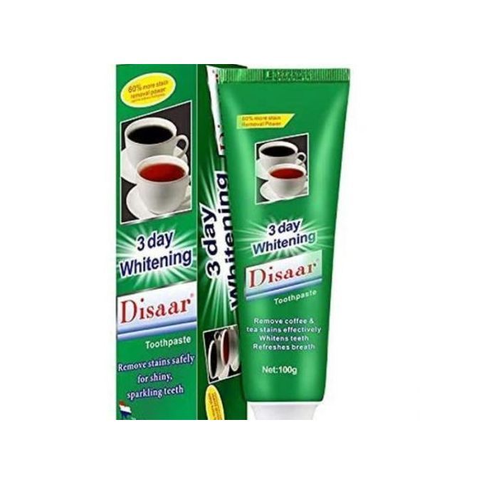 Disaar 3days Teeth Whitening Toothpaste,very Effective