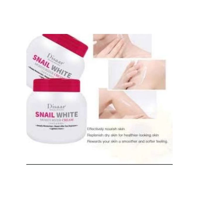 Disaar Beauty Skincare Snail White Moisturizing Cream Face & Body