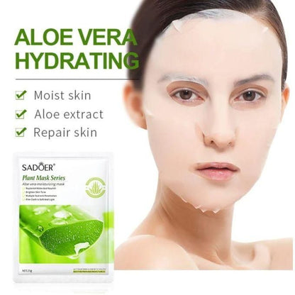 SADOER Hydrating & Moisturizing Aloe Vera Facial Sheet Mask