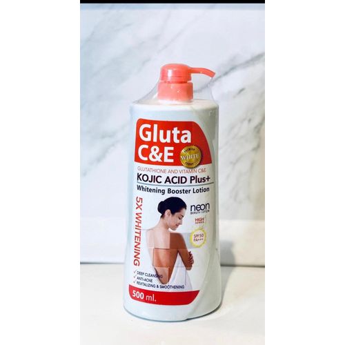 Gluta C&E Kogic Acid Plus+, 4X Whitening Lotion-500ml