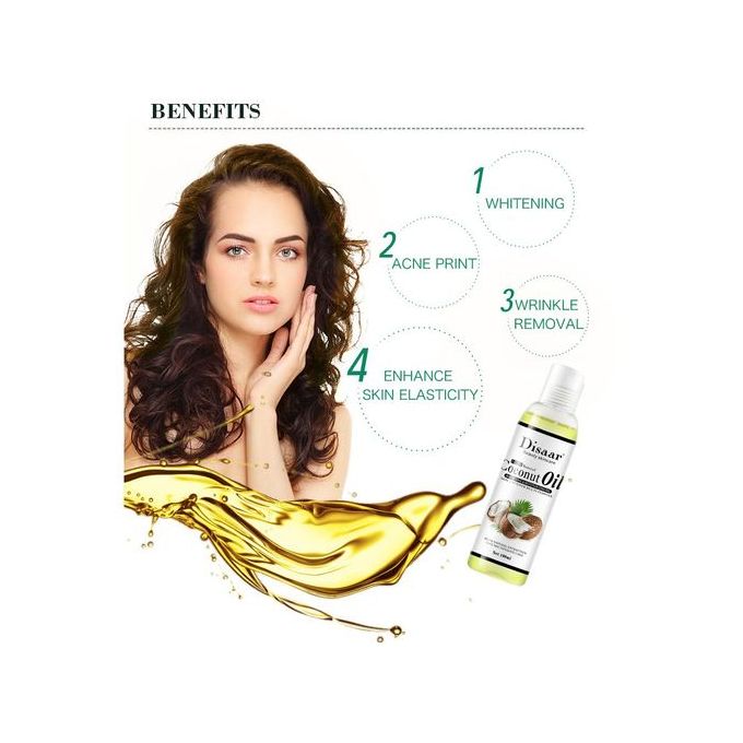 Disaar Nourishing Coconut Oil for Hair and Skin
