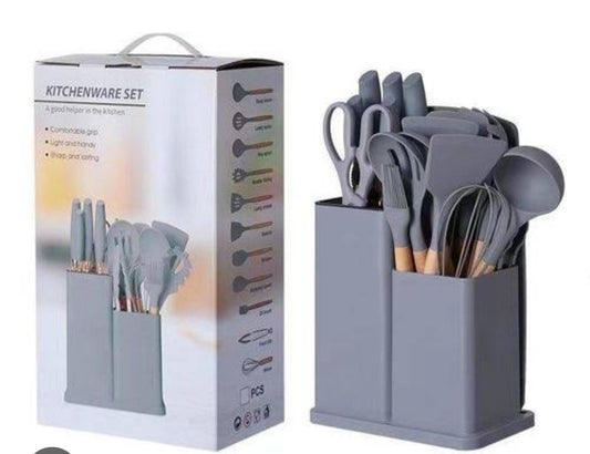 19pcs Silicone Cooking Set