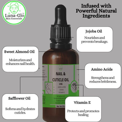 Luna-Glo Nail & Cuticle Oil – With Jojoba