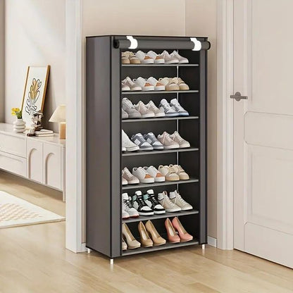 TIMBUTUS 7-Layer Dustproof Shoe Rack Organizer