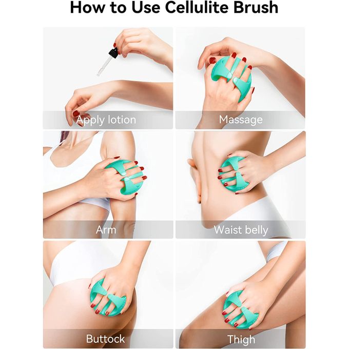 Hair Scalp Massager & Anti-Cellulite Massager – Scalp Scrubber for Hair Growth