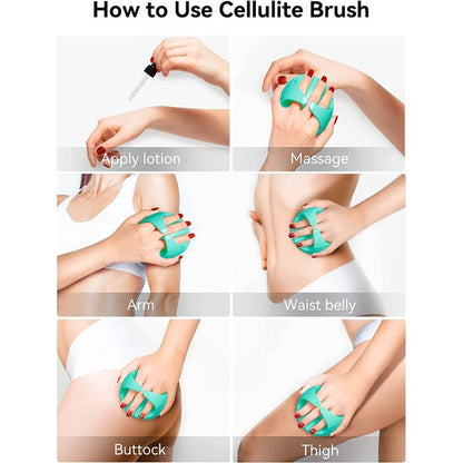 Hair Scalp Massager & Anti-Cellulite Massager – Scalp Scrubber for Hair Growth
