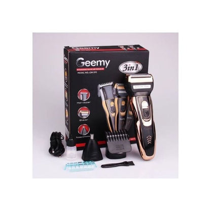 Geemy 3-in-1 Rechargeable Electric Shaving Machine
