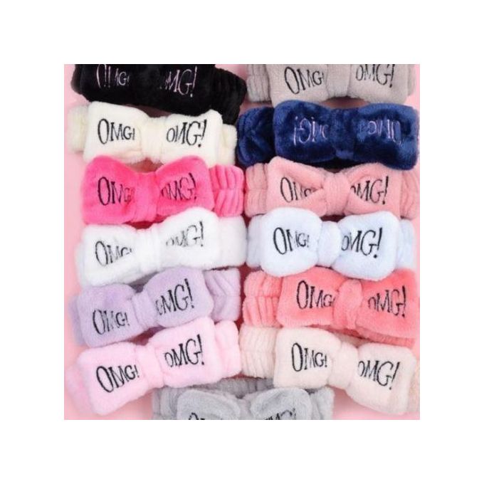 AA Fashion 3PC OMG Headband Fleece Set – Soft, Cute & Stretchy Hair Accessories for Women