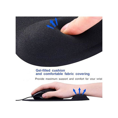 Mouse Mat with PC Wrist Rest Support