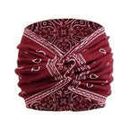 2pcs/Pack Bohemian Soft Twist Knotted Wide Edge Headband – Women’s Turban Style