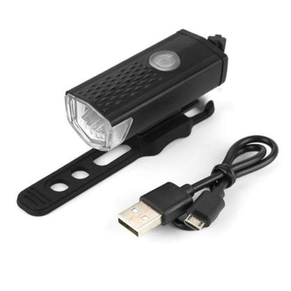 Bike Headlight & Taillight Night Riding Safety Set – USB Rechargeable