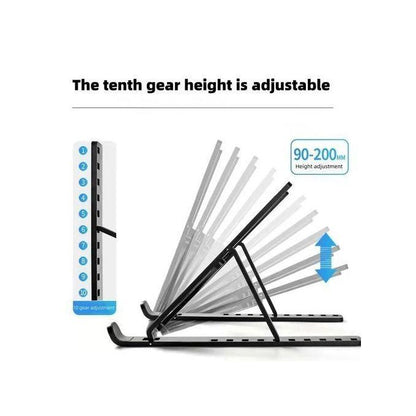 Ten-Level Adjustable Foldable Laptop Stand