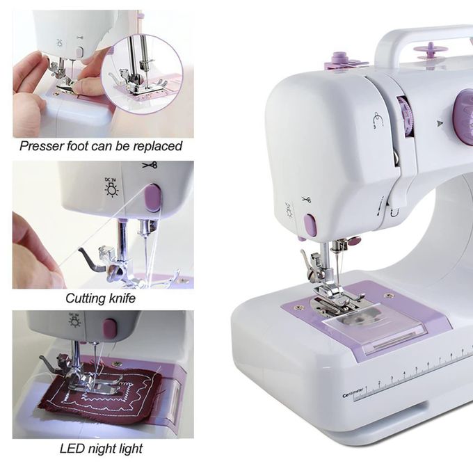ARHANORY Portable Electric Sewing Machine – Household Sewing Machine for Beginners