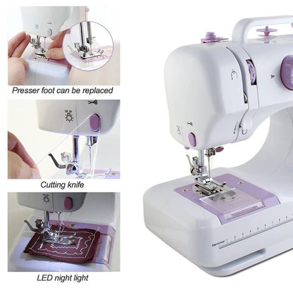 ARHANORY Portable Electric Sewing Machine – Household Sewing Machine for Beginners
