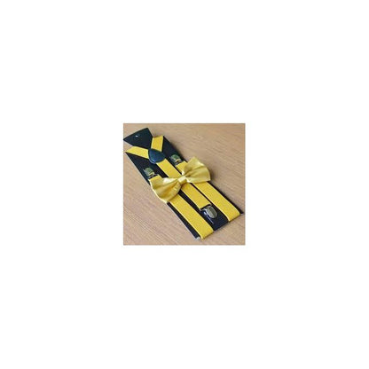 Fashion Kids Gold Suspenders & Bowtie Set