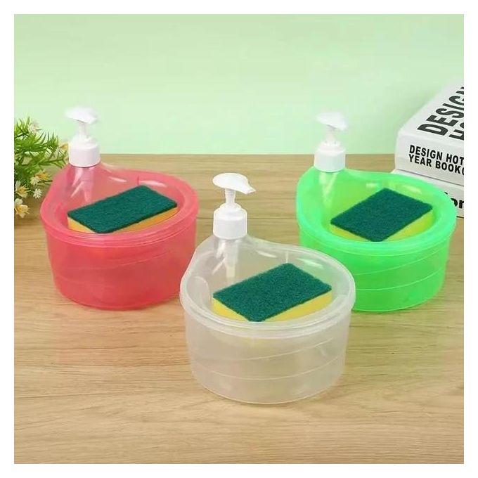 2 in 1 Transparent Visible Leakproof Kitchen Press-Type Dishwasher Pump Dispenser