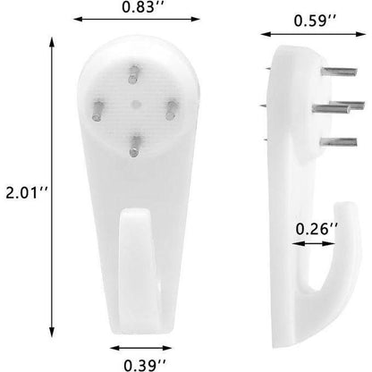 Heavy Duty Plastic Concrete Wall Hooks Hanger