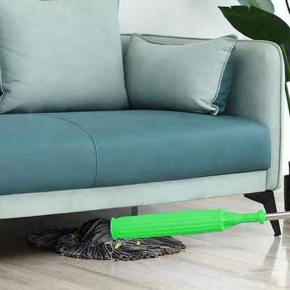 2 in 1 Self-Wringing Dehydrated Mop with Microfiber Strands for Floor Cleaning