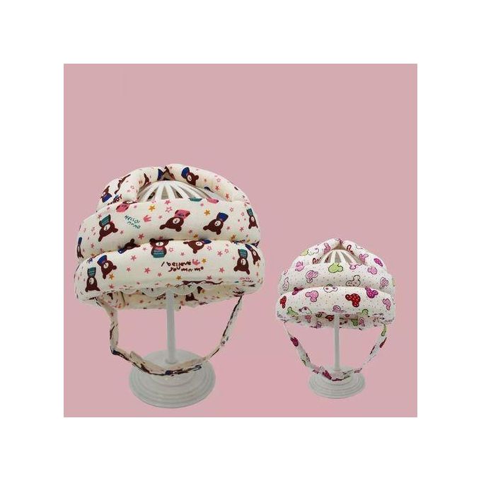 Unisex Cotton Infant Toddler Safety Helmet Head Protector