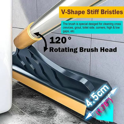 2 In 1 Adjustable Cleaning Tool Bathroom Home Crevice Cleaning Brush