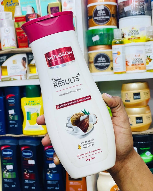Mousson Triple Results + Intense Moisture Lotion