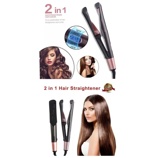 2 in one hair straightener and curler