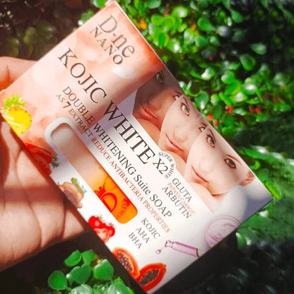 D-Ne Nano Kojic White Gluta Arbutin Double Whitening Suite Soap